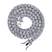 Load image into Gallery viewer, Silver Diamond Tennis Chain
